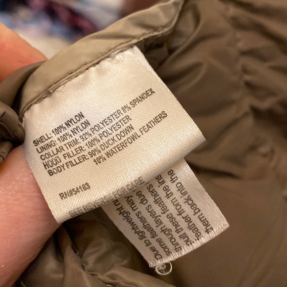 Calvin Klein hooded packable long Feather down puffer - Picture 3 of 7